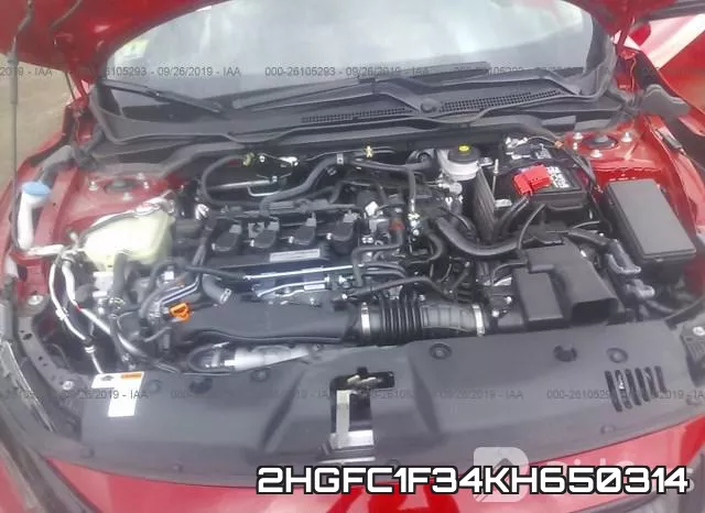 2HGFC1F34KH650314 фото 2