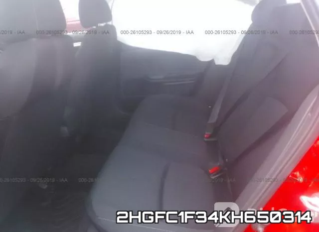 2HGFC1F34KH650314 фото 9