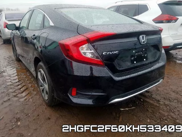 2HGFC2F60KH533409 фото 4
