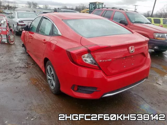 2HGFC2F60KH538142 фото 4