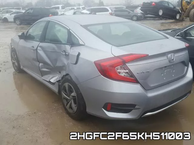 2HGFC2F65KH511003 фото 4