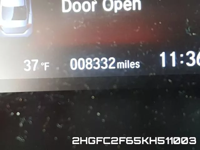 2HGFC2F65KH511003 фото 9