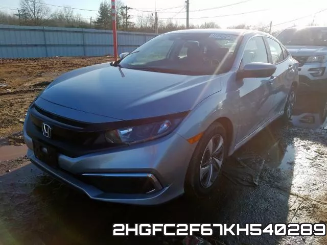 2HGFC2F67KH540289 фото 3