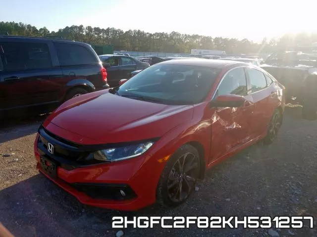 2HGFC2F82KH531257 фото 3