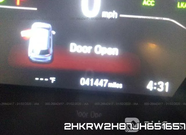 2HKRW2H87JH651657 фото 8