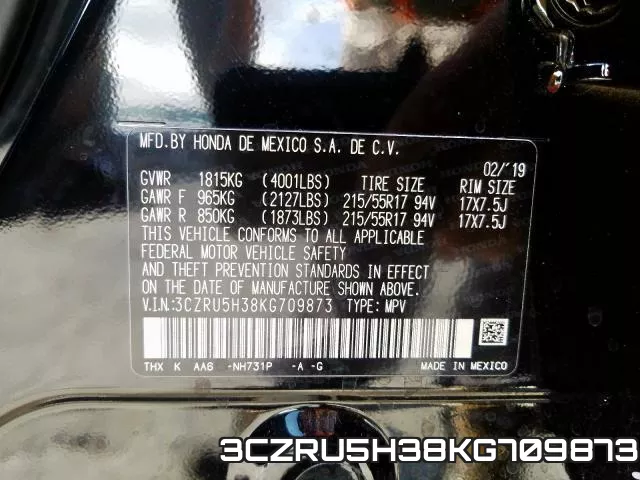 3CZRU5H38KG709873 фото 2