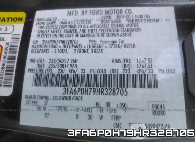 3FA6P0H79HR328705 фото 10