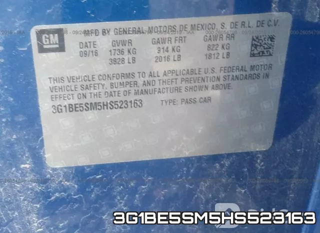 3G1BE5SM5HS523163 фото 10