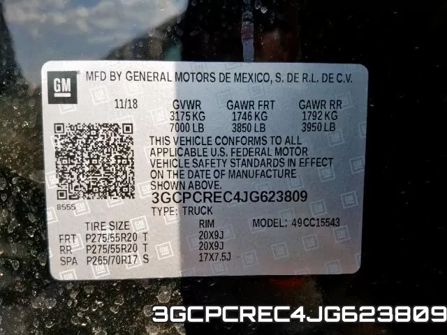 3GCPCREC4JG623809 фото 2