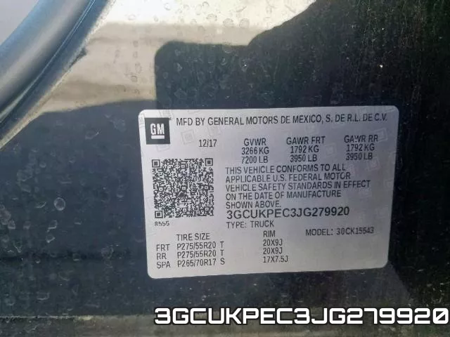 3GCUKPEC3JG279920 фото 2