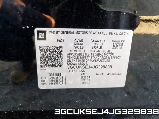 3GCUKSEJ4JG329838 фото 2