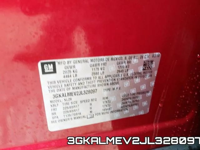 3GKALMEV2JL328097 фото 2