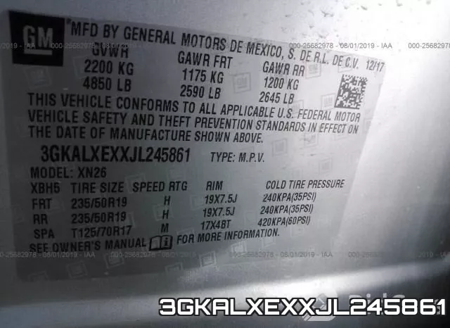 3GKALXEXXJL245861 фото 10