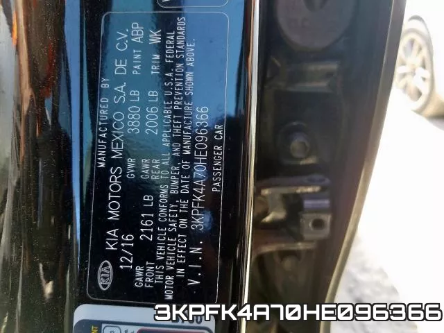 3KPFK4A70HE096366 фото 2