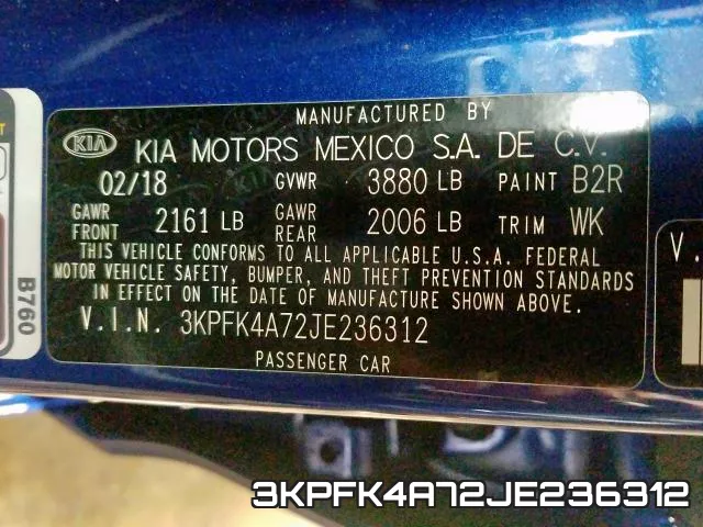 3KPFK4A72JE236312 фото 2