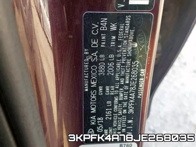3KPFK4A78JE268035 фото 2