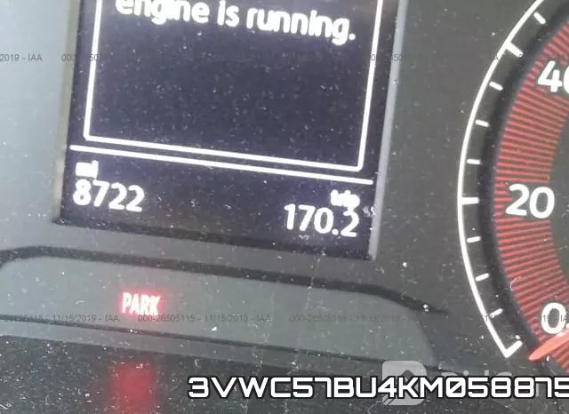 3VWC57BU4KM058875 фото 8
