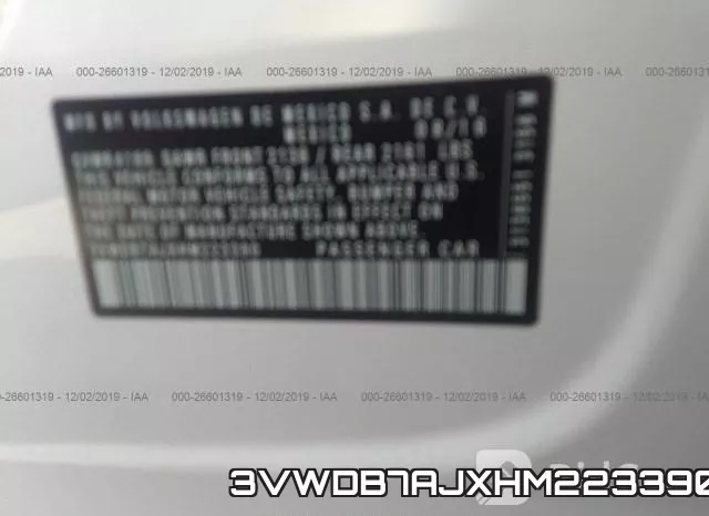 3VWDB7AJXHM223390 фото 10