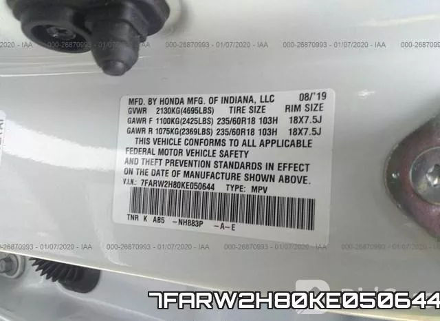7FARW2H80KE050644 фото 10