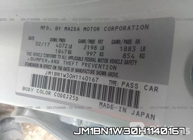JM1BN1W30H1140167 фото 10