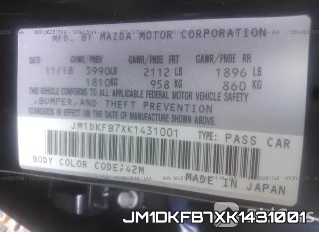 JM1DKFB7XK1431001 фото 10