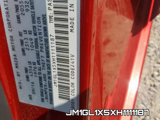 JM1GL1X5XH1111187 фото 2
