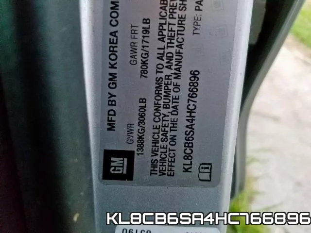 KL8CB6SA4HC766896 фото 2
