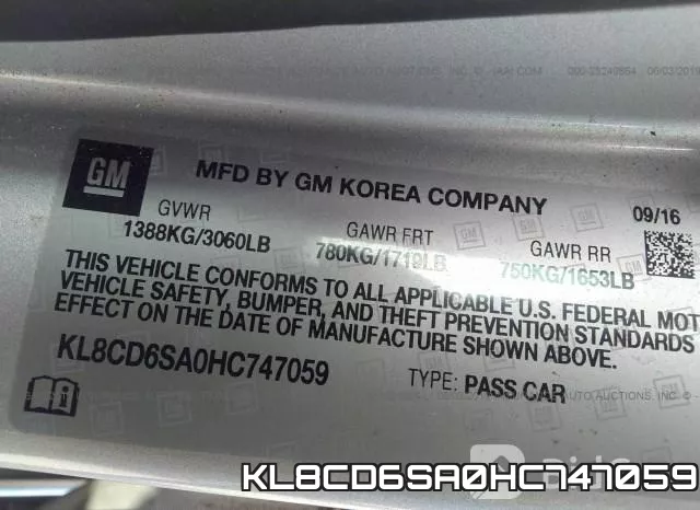 KL8CD6SA0HC747059 фото 10