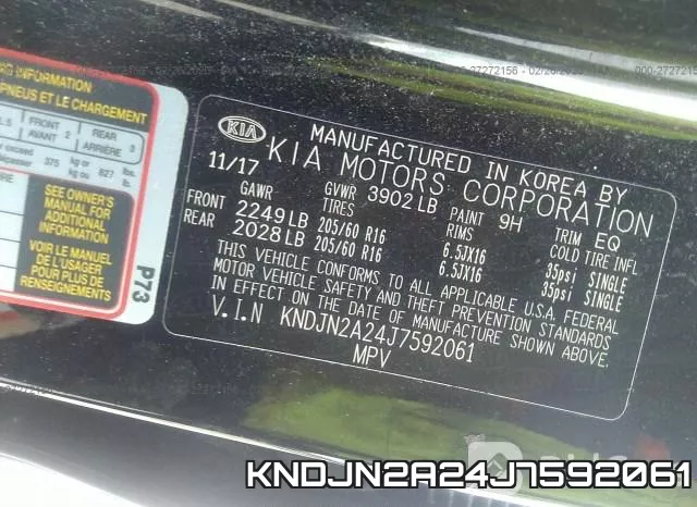 KNDJN2A24J7592061 фото 10