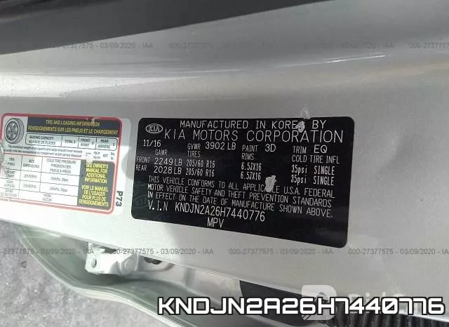 KNDJN2A26H7440776 фото 10