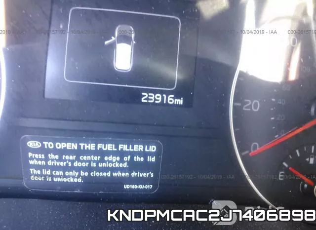 KNDPMCAC2J7406898 фото 8
