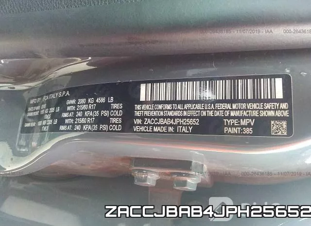 ZACCJBAB4JPH25652 фото 10