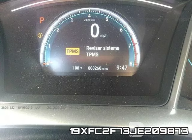 19XFC2F73JE209873 фото 8