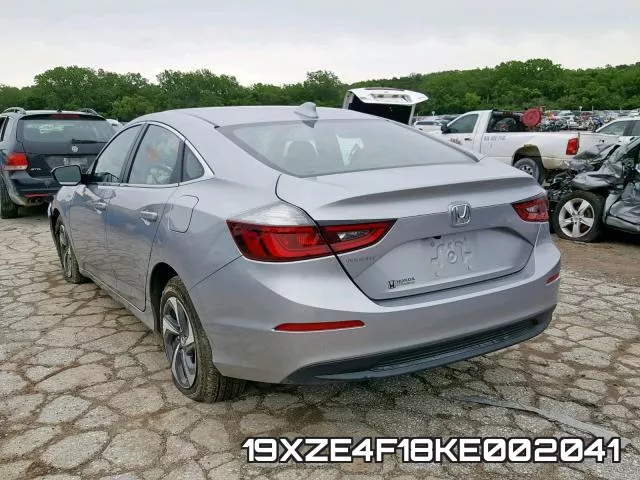 19XZE4F18KE002041 фото 4