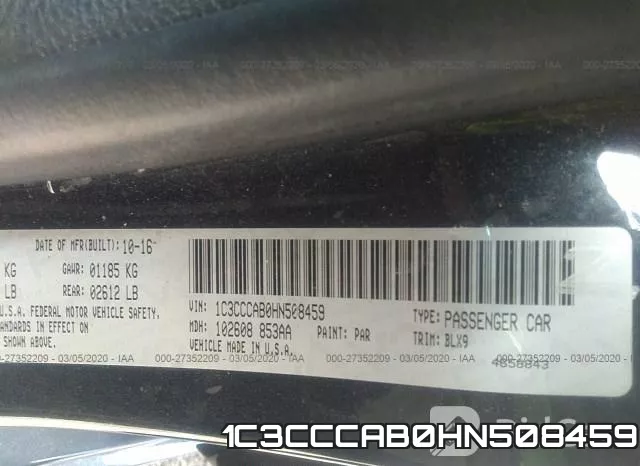 1C3CCCAB0HN508459 фото 10