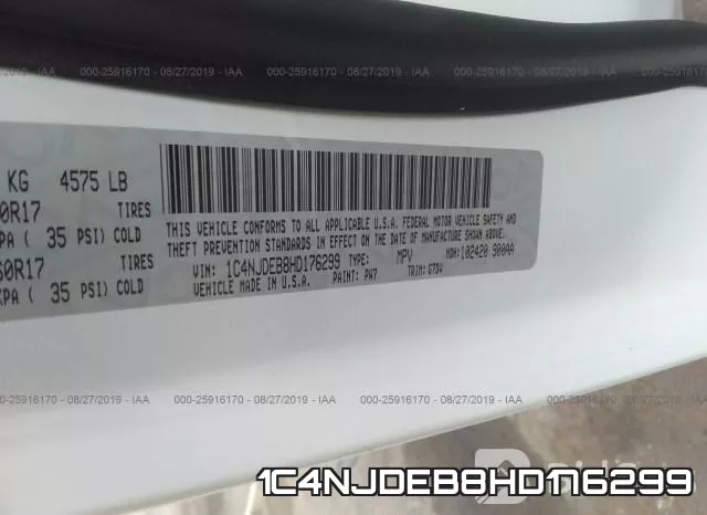 1C4NJDEB8HD176299 фото 10