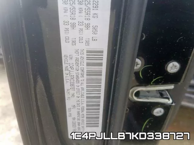 1C4PJLLB7KD338727 фото 2