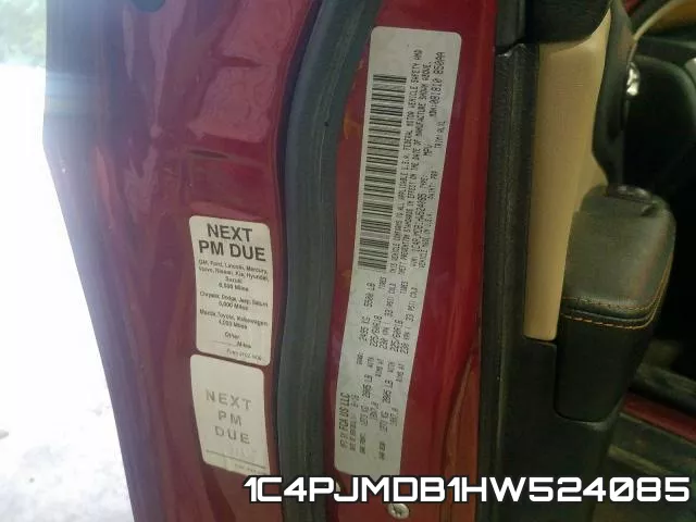 1C4PJMDB1HW524085 фото 2