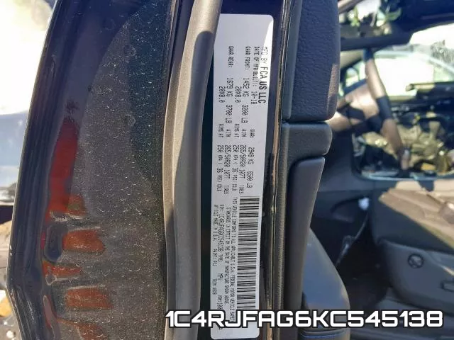 1C4RJFAG6KC545138 фото 2