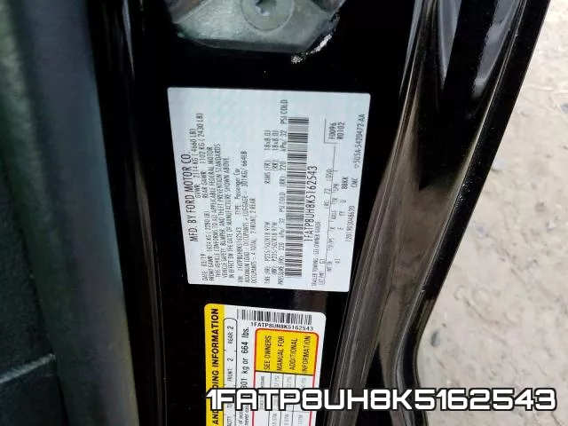 1FATP8UH8K5162543 фото 2
