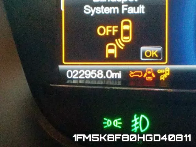 1FM5K8F80HGD40811 фото 9
