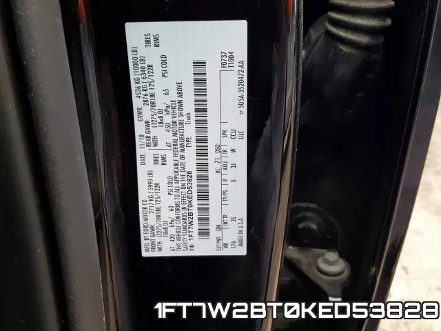 1FT7W2BT0KED53828 фото 2