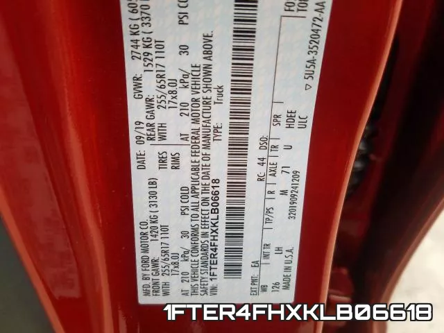 1FTER4FHXKLB06618 фото 2