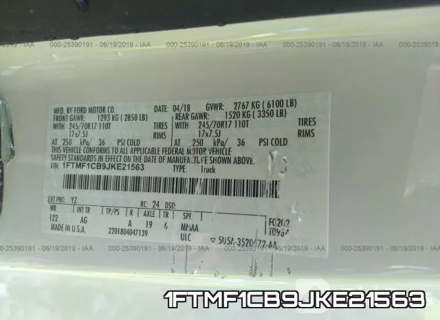 1FTMF1CB9JKE21563 фото 10