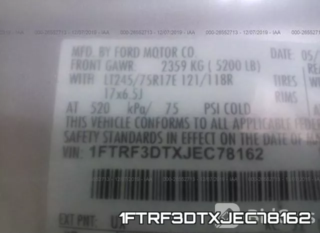 1FTRF3DTXJEC78162 фото 10