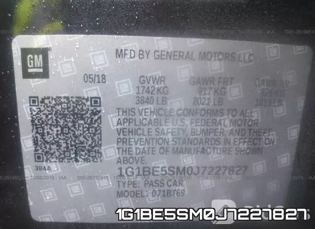 1G1BE5SM0J7227827 фото 10