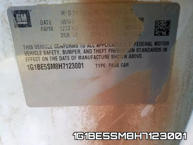 1G1BE5SM8H7123001 фото 2
