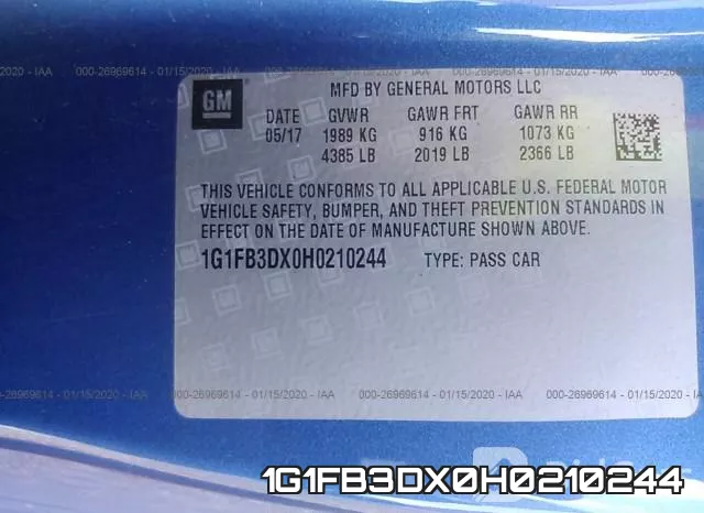 1G1FB3DX0H0210244 фото 10