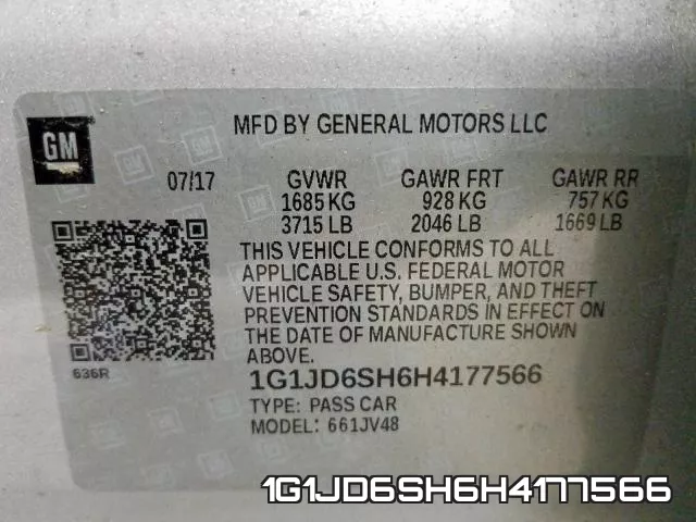 1G1JD6SH6H4177566 фото 2