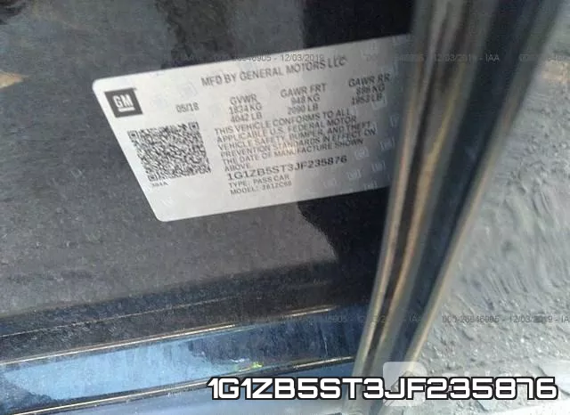 1G1ZB5ST3JF235876 фото 10